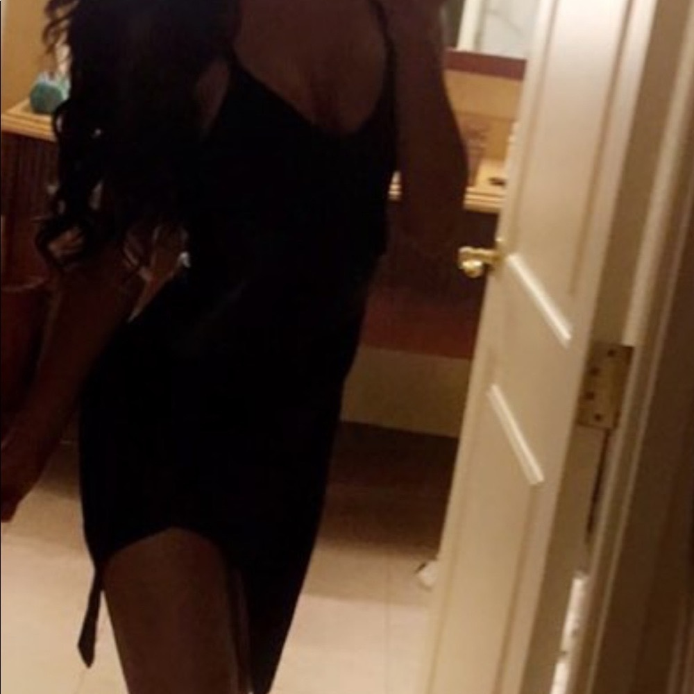 Bodycon black dress- hot Miami